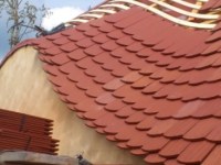 Versuch einer Biberschwanz Hechtgaube vom Dachdeckermeister